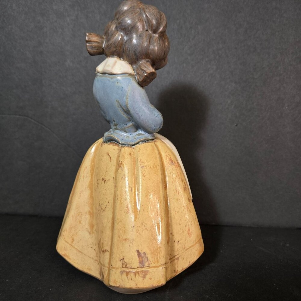 Vintage 70s Lladro Figurine Girl Holding Bunny Rabbit Gres Porcelain Spain 2094 - Picture 4 of 13